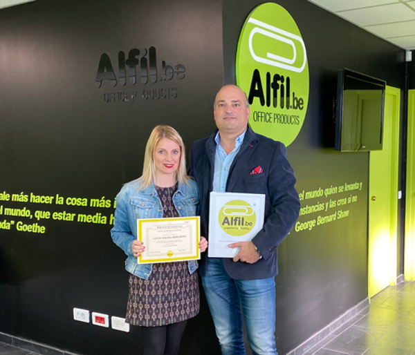 ¡¡¡FIN FORMACIÓN¡¡¡ en franquicia Alfil.be Asua  Papeleria & Hobby