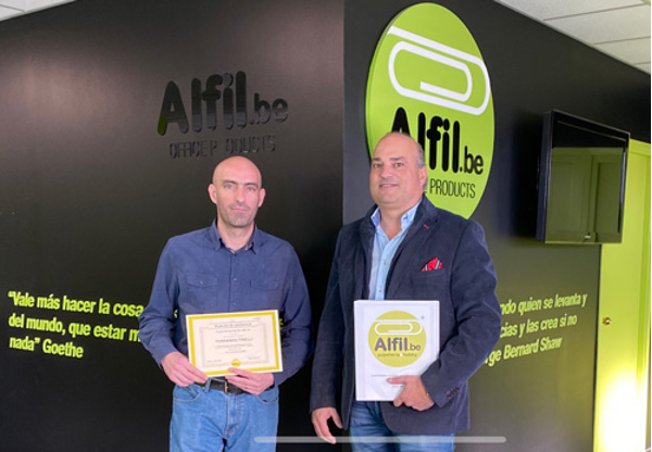 ¡¡¡FIN FORMACIÓN en franquicia de ¡¡¡ Papeleria & Hobby Alfil.be de Asua 