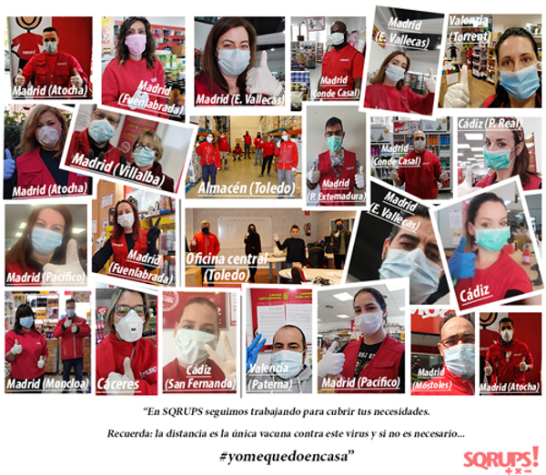 La cadena de franquicias de outlets urbanos multiproducto Sqrups! se vuelca en el apoyo a su red de franquiciados y clientes