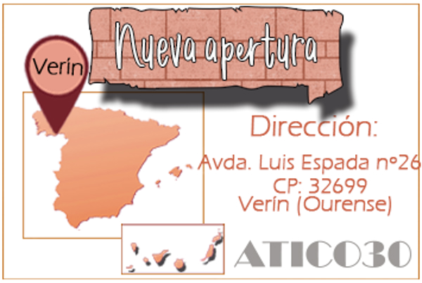 Verín es la localidad que ya cuenta con una nueva franquicia de Atico30.