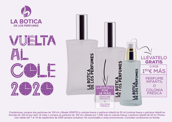 Descuentos para toda la familia en la Vuelta al Cole de la franquicia La Botica de los Perfumes