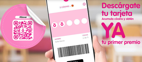 La cadena de  franquicias de yogur helado smöoy lanza Löover:  la tarjeta de fidelización digital para ganar cöoins