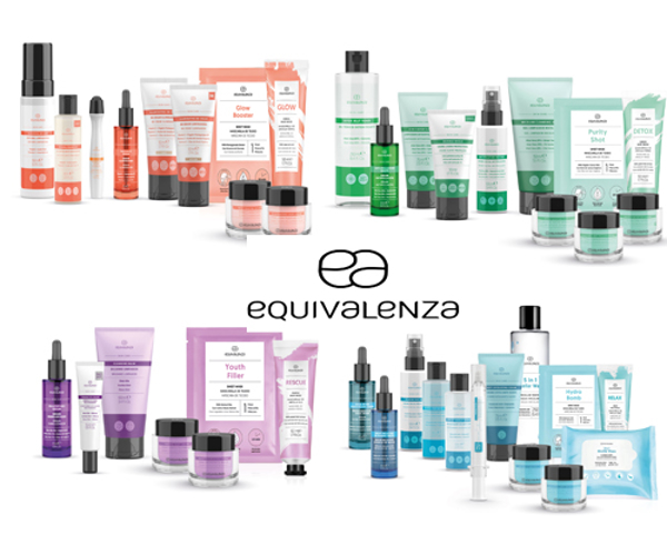 La franquicia Equivalenza apuesta por la belleza facial y presenta 42 nuevos productos de cosmética para una rutina de cuidado personalizada