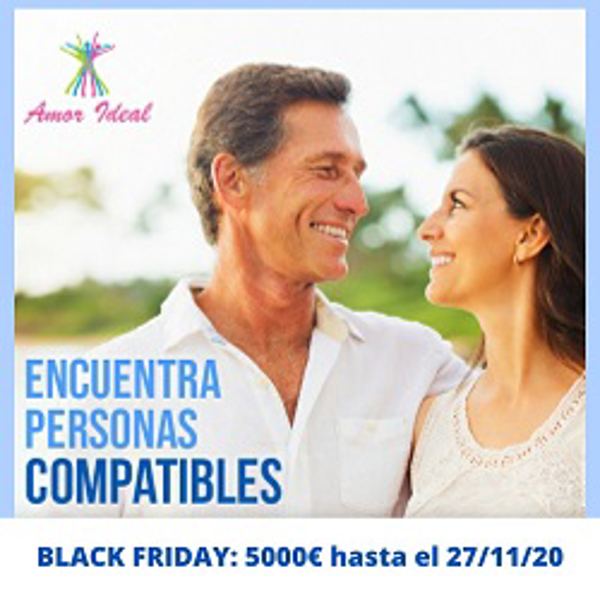 ¡¡Black Friday amor ideal!! Sólo hasta el día 27 de noviembre el amor vende. Una franquicia que crece.