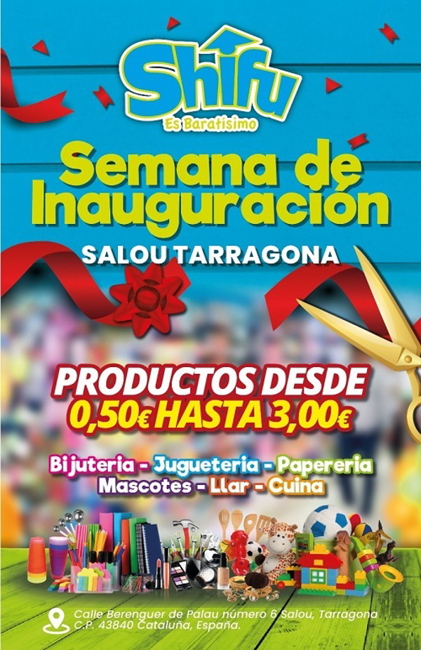 Semana de inauguración de la franquicia Shifu. Apertura en Tarragona.