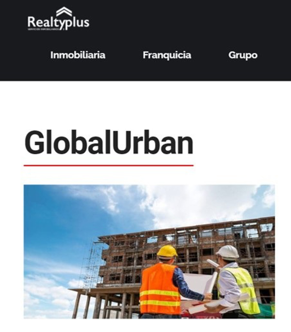 La franquicia Realtyplus presenta GlobalUrban, para una construcción sostenible