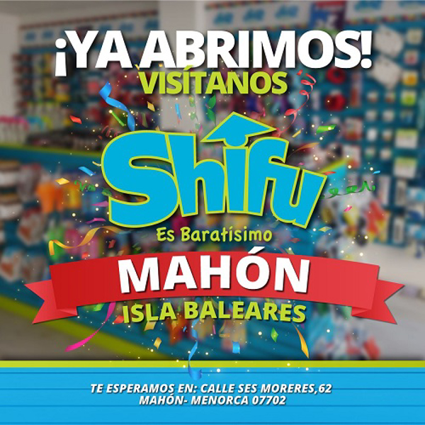 !Ya abrimos¡ Conoce la nueva franquicia Shifu en Mahón (Menorca)