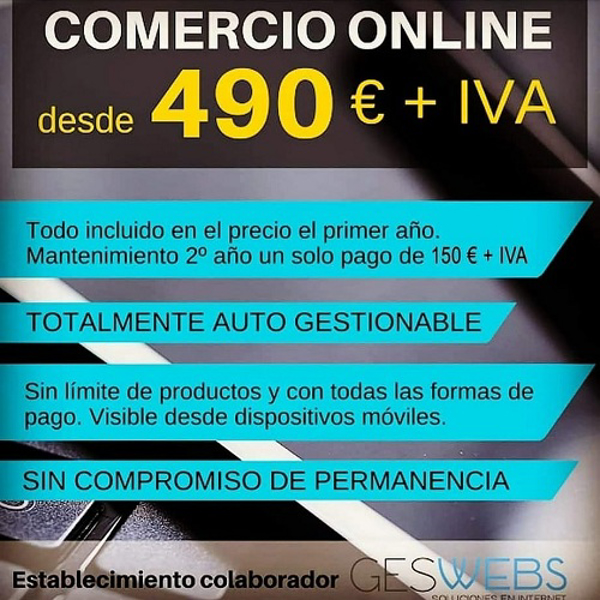 Promocion én nuestra franquicia fisica sólo hasta el 30 de junio.