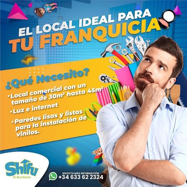 ¿Tienes dudas para el local de tu franquicia Shifu? Nosotros te asesoramos.