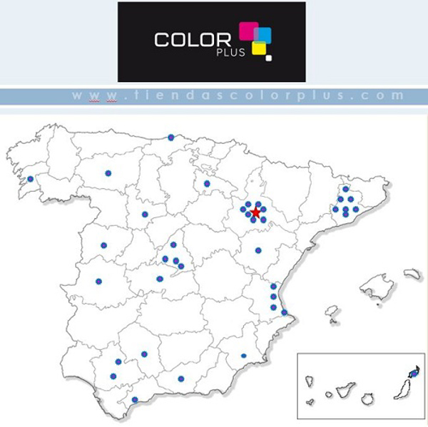 Color plus, una franquicia con gran presencia en España.