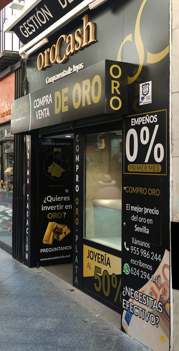 Orocash amplía su presencia con un nueva franquicia en Sevilla.