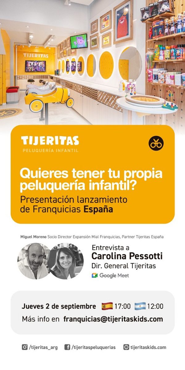 Presentación de lanzamiento de las franquicias Tijeritas. 