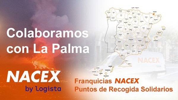 La franquicia Nacex se une a la ola de solidaridad con La Palma.