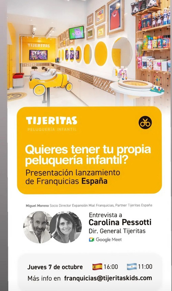 ¿Quieres tener tu propia franquicia de peluquería infantil Tijeritas?