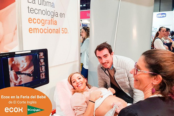 La franquicia Ecox4D5D participa en la Feria del Bebé de El Corte Inglés gracias al acuerdo vigente entre marcas.