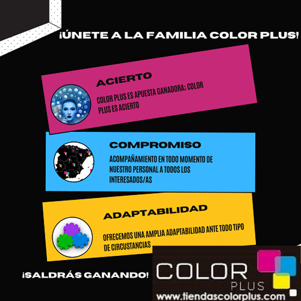 Franquicias Color Plus; acierto, compromiso y adaptabilidad.