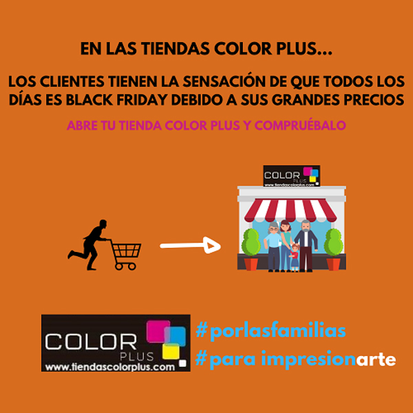 En la red de franquicias Color Plus, siempre es Black Friday