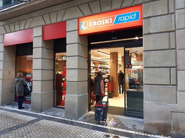 Eroski inaugura un nuevo supermercado franquicia con la enseña “Rapid” en Donostia-San Sebastián