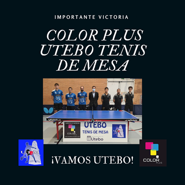 Brillante victoria del quipo de franquicias Color Plus Utebo Tenis de Mesa por 5 tantos a 1.