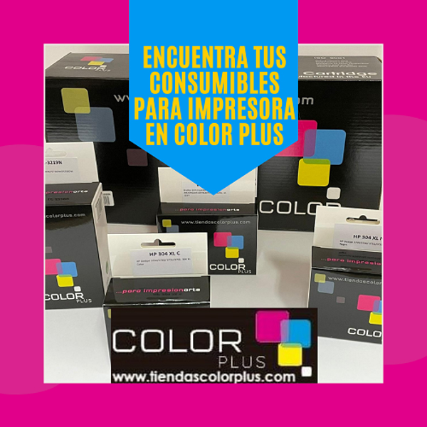 Encuentra tus consumibles para impresora en las franquicias Color Plus