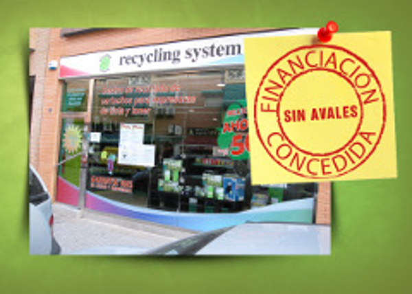 Recycling System franquicia, financia el 80% de la inversión total, sin ningún tipo de Aval