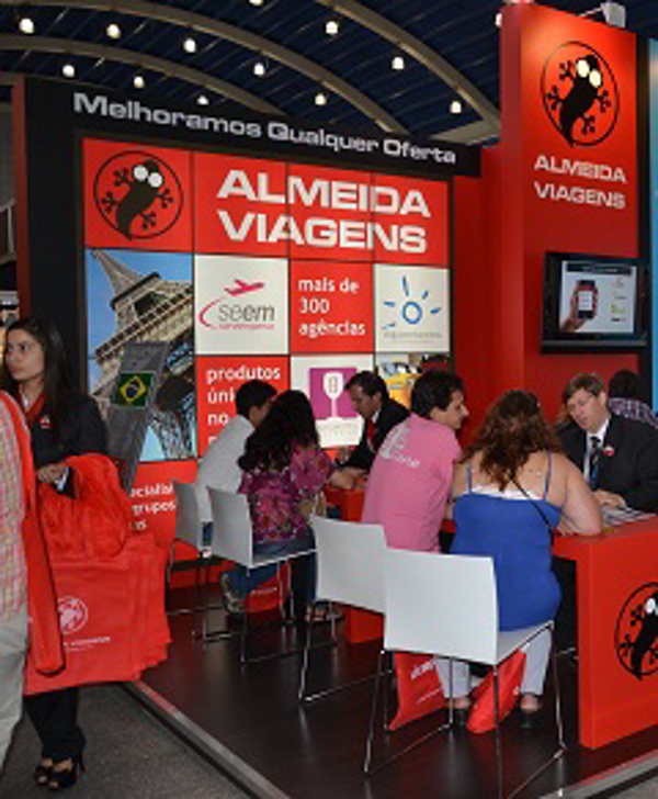 Las franquicias Almeida Viajes en la Franchising Fair de Porto Alegre