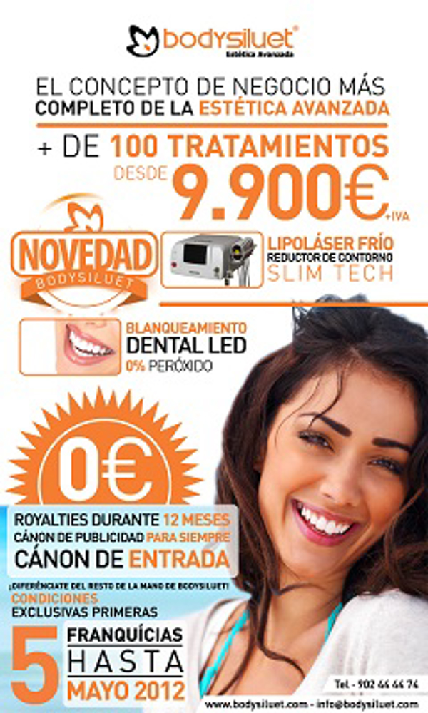 Condiciones exclusivas para las primeras 5 franquicias Bodysiluet