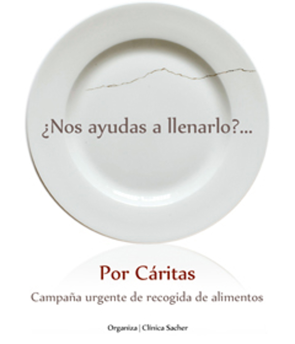 Las franquicias Clínica Sacher inician una campaña de recogida de alimentos