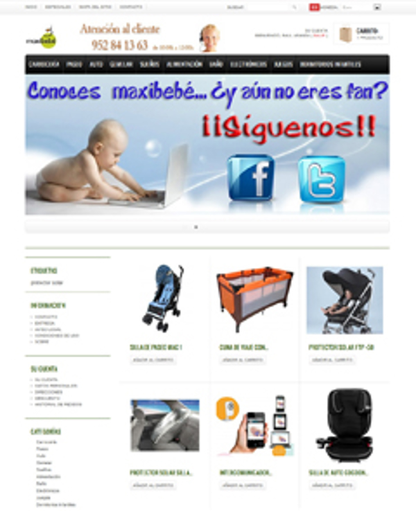 Las franquicias Maxibebe estrenan página web